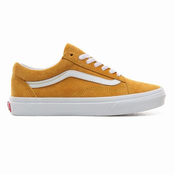 Női Vans Pig Suede Old Skool Tornacipő VA4198235 Mangó/Fehér